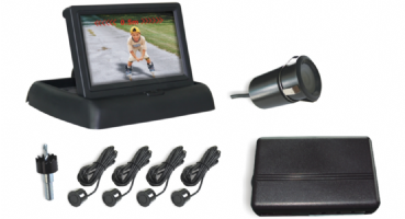 Rear View Mirror with Sensors